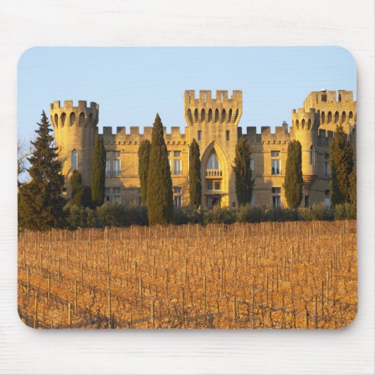 syrahのつる植物および館が付いているブドウ園 マウスパッド (正面)