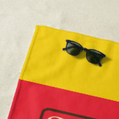 Syrax新年 | 新年快乐 ビーチタオル (インサイチュ)