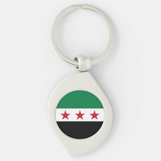 Syria Flag キーホルダー (正面)