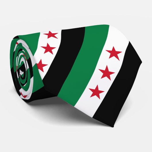 Syria Flag ネクタイ (ロール)