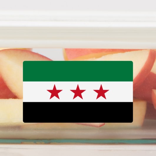 Syria Flag ラベル (貼付)