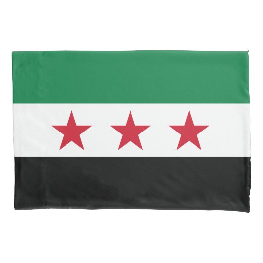 Syria Flag 枕カバー (正面)
