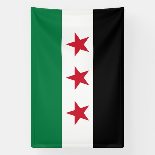Syria Flag 横断幕 (縦)