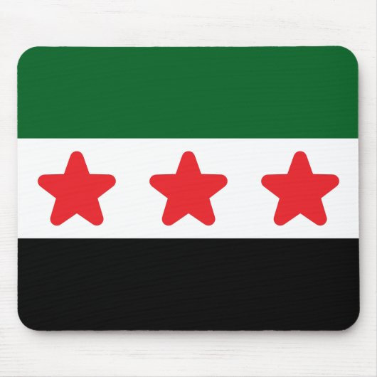 Syria flag pad mouse マウスパッド (正面)