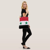 Syria Old Flag トートバッグ (モデル)