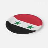 Syria Old Flag ペーパープレート (アングル)