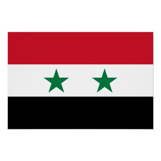 Syria Old Flag ポスター (正面)