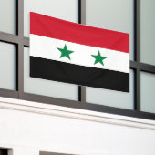 Syria Old Flag 横断幕 (ビルの外側)