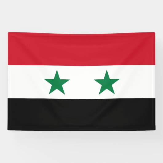 Syria Old Flag 横断幕 (横)