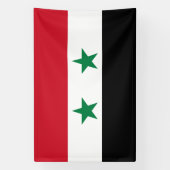 Syria Old Flag 横断幕 (縦)