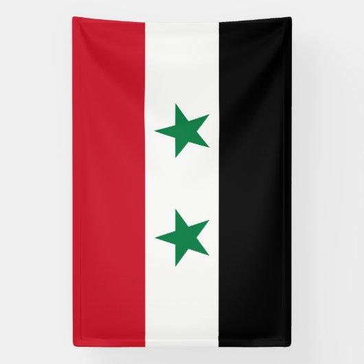 Syria Old Flag 横断幕 (縦)