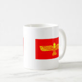 Syriacのアラムの人々、シリアの旗 コーヒーマグカップ (正面右)
