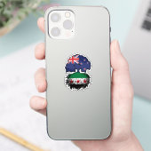 Syrian New Zealand Roots & Crown Tree シール (スマートフォン)