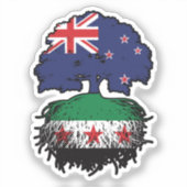 Syrian New Zealand Roots & Crown Tree シール (正面)