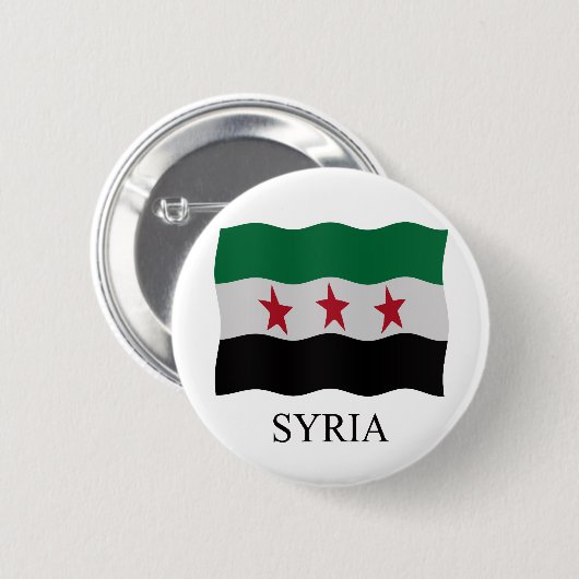 Syrian Republic 1932-59 1961-63 缶バッジ (正面&裏面)
