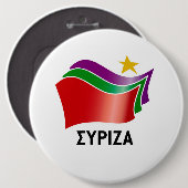 SYRIZA 缶バッジ (正面&裏面)