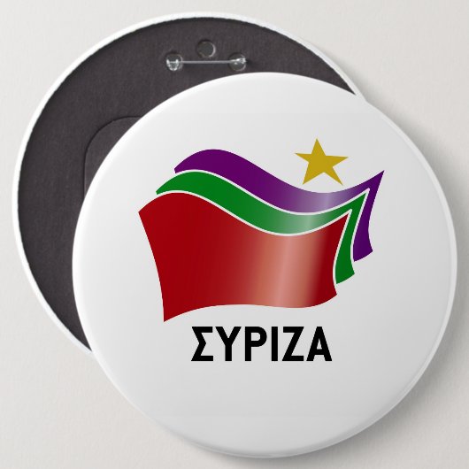 SYRIZA 缶バッジ (正面&裏面)