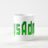 SysAdmin コーヒーマグカップ (中央)