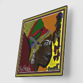 SYSTAH TIMECLOCK スクエア壁時計 (傾斜)