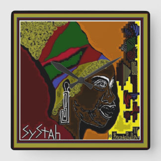 SYSTAH TIMECLOCK スクエア壁時計