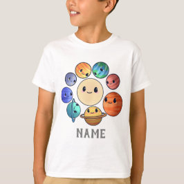 System太陽の 8 Planets Boy Girl Kids Tシャツ