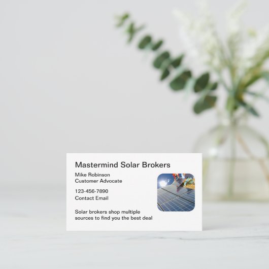 System 太陽の Broker名刺 名刺 (スタンド正面)