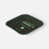 System Alert Hacker Bachelor ペーパープレート (傾斜あり)