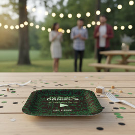 System Alert Hacker Bachelor  ペーパープレート