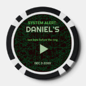 System Alert Hacker Bachelor Party Poker Chips ポーカーチップ (裏面)