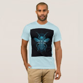 System Bug Detected Funny Cybernetic Tech Tシャツ (正面フル)