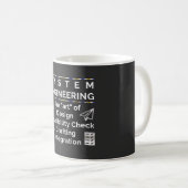 System Engineering Explanation Design Tasse コーヒーマグカップ (正面右)