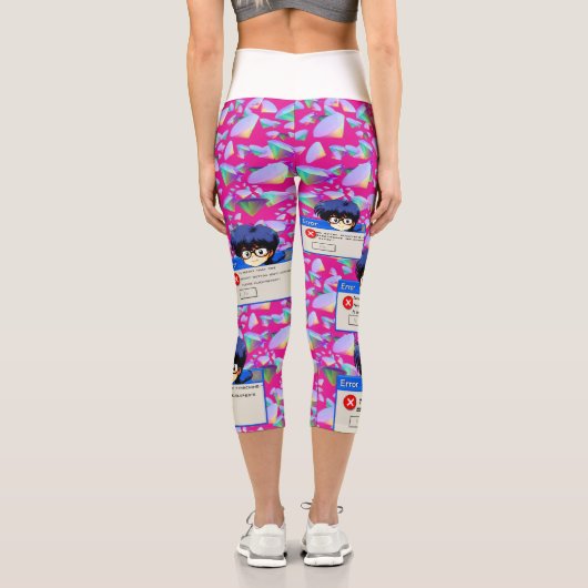 System Error: Retro Nerd Aesthetics カプリレギンス (裏面)