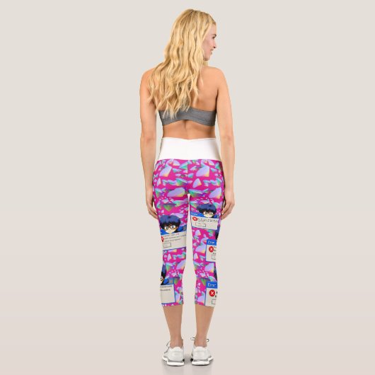 System Error: Retro Nerd Aesthetics カプリレギンス (裏面)