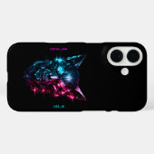 SYSTEM_GMR サイバーパンク グリッチ スカルタフ Case-Mate iPhoneケース (裏面 (横))