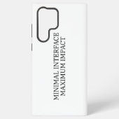 System Interface | Minimal Interface Samsung Galaxyケース (裏面)