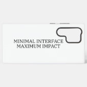 System Interface | Minimal Interface Samsung Galaxyケース (裏面横)
