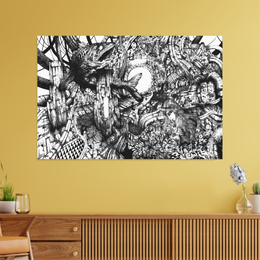 System Loop キャンバスプリント (インサイチュ (リビング))