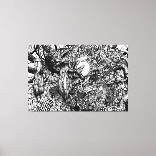 System Loop キャンバスプリント (正面)