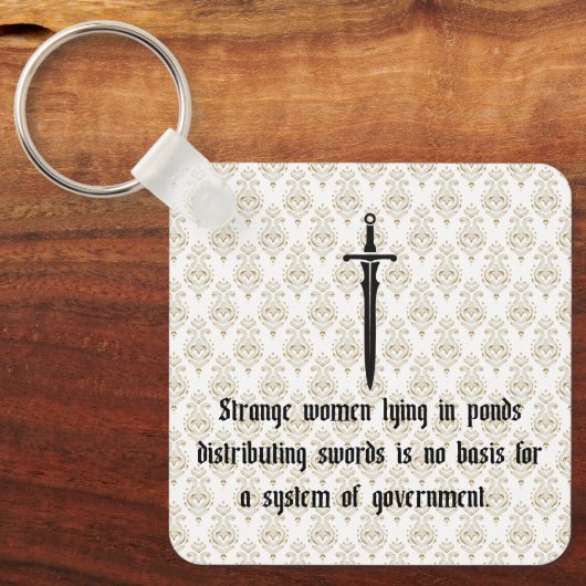 System of Government Keychain キーホルダー (正面)