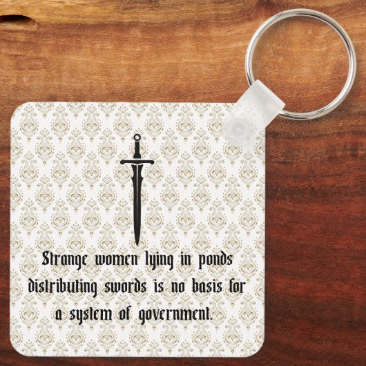 System of Government Keychain キーホルダー (裏面)