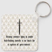 System of Government Keychain キーホルダー (裏面)