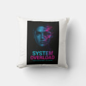 System Overload – Consciousness Exceeded Glitch クッション (正面)