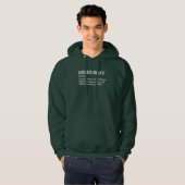 Systems Analyst Funny Definition Hoodie パーカ (正面フル)