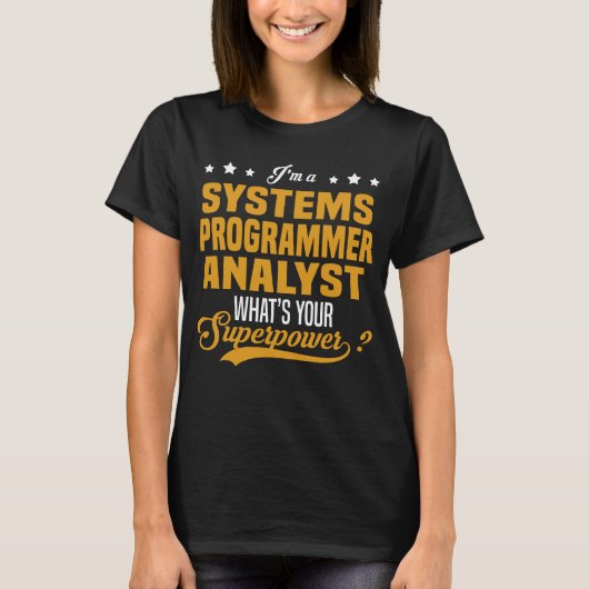 Systems Programmer Analyst Tシャツ (正面)