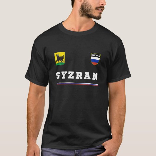 Syzran Sport/Soccer Jersey Flag Pride Gift Tシャツ (正面)