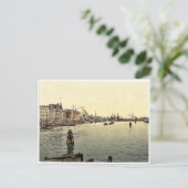  Szczecin港、ドイツ（現在のポーランド Szczecin） ポストカード (スタンド正面)