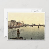  Szczecin港、ドイツ（現在のポーランド Szczecin） ポストカード (正面/裏面)