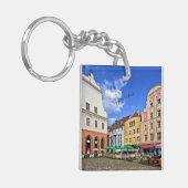 Szczecin，ポーランドの写真 キーホルダー (正面左)