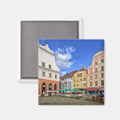 Szczecin，ポーランドの街並 マグネット (正面/裏面)