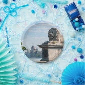 Szechenyiチェーンブリッジとブダペスト議会 ペーパープレート (パーティー)